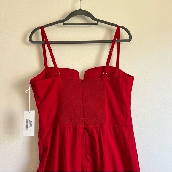 Reformation Alfred Dress in Cherry - Picture 12 of 16